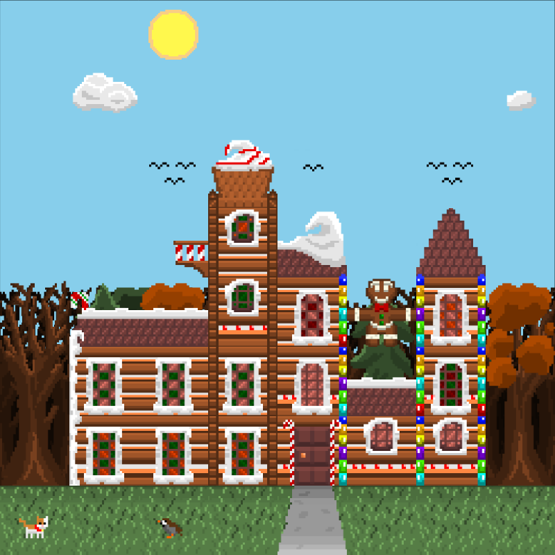 2D Mansion Candy House #97 static token preview