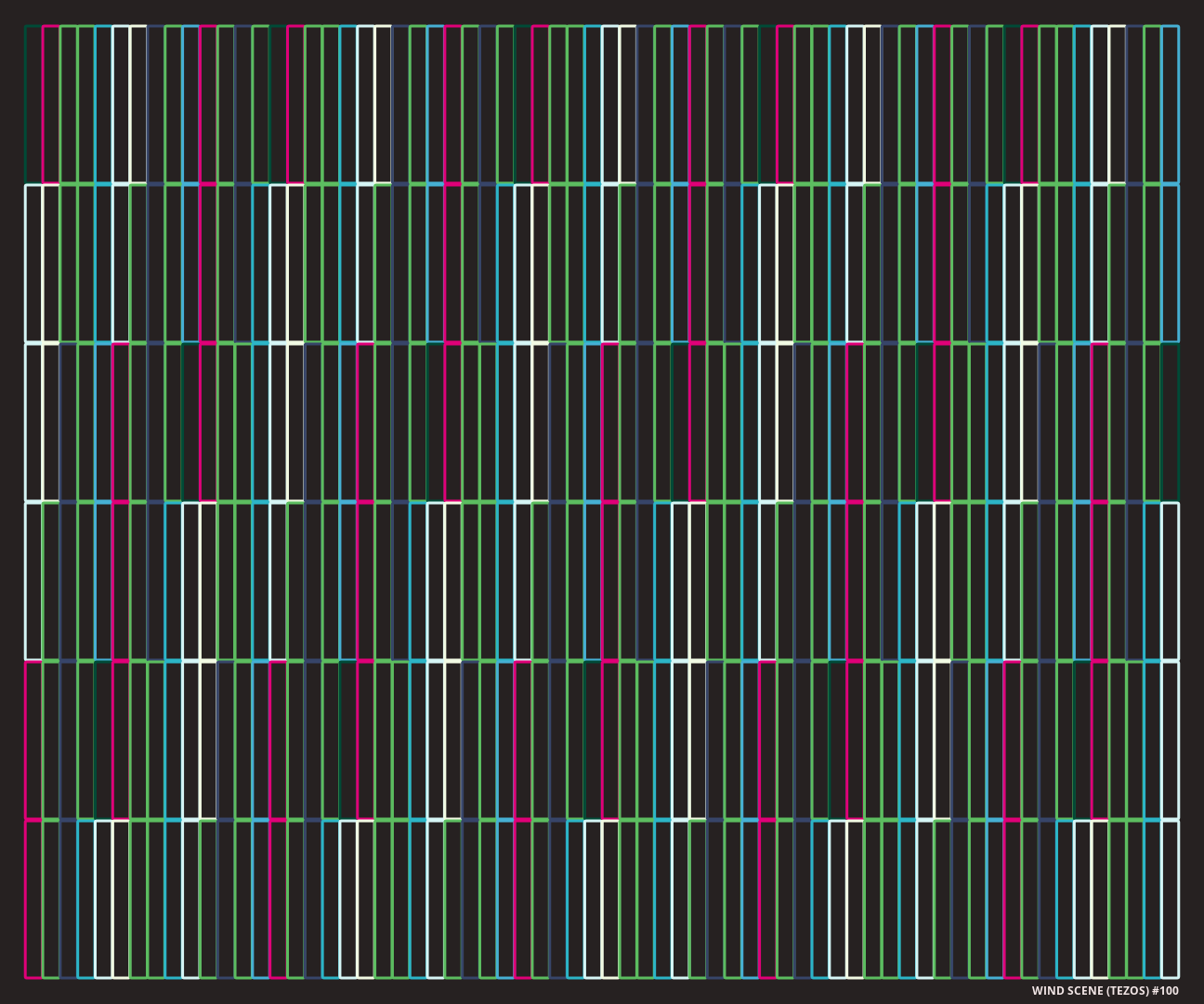 Wind Scene (Tezos) #100 static NFT preview