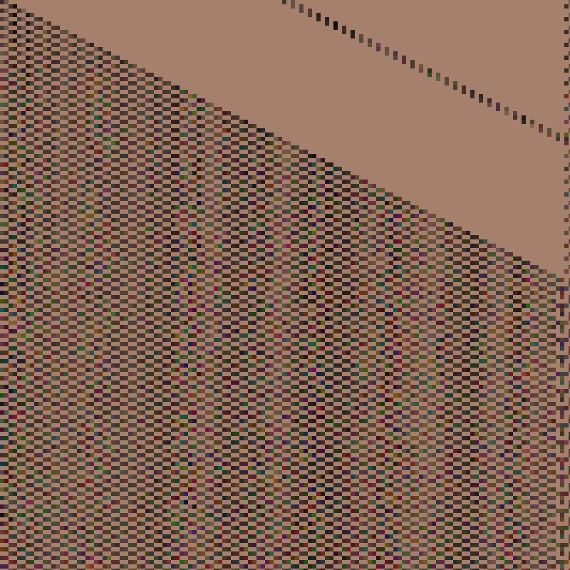 Colored Elementary Cellular Automaton #197 static token preview