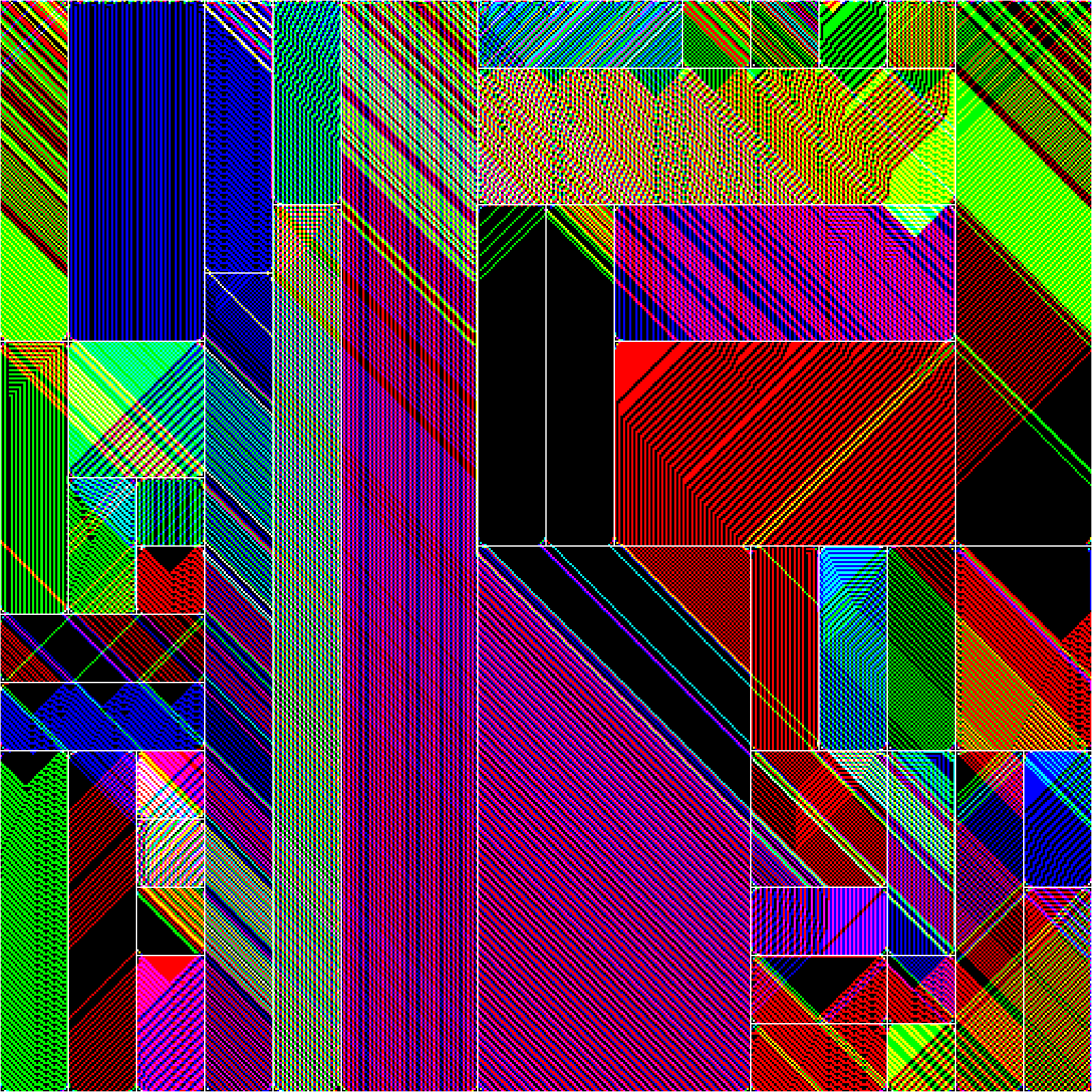 RULES (for Elementary Cellular Automata) #114 static NFT preview