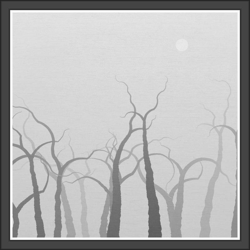 The Foggy Trees #52 static NFT preview