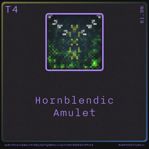 Gear for your quests - Amulet #26 static NFT preview