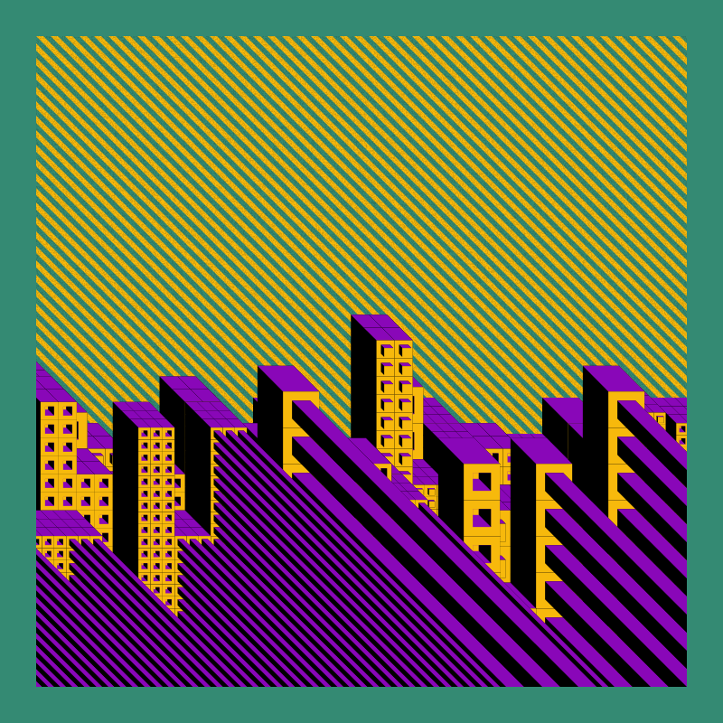 Cube City - Upside Down #3 static token preview