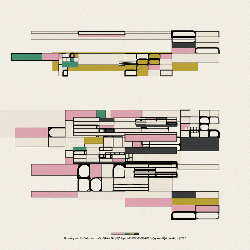 Dreaming with Le Corbusier #87 static NFT preview