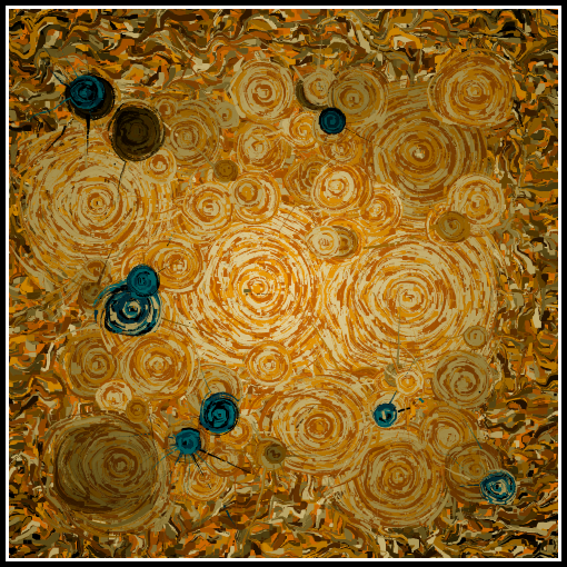 Rain puddles #72 static NFT preview