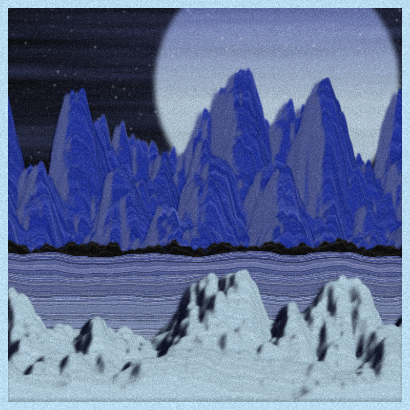 In the middle flows a river #31 static NFT preview