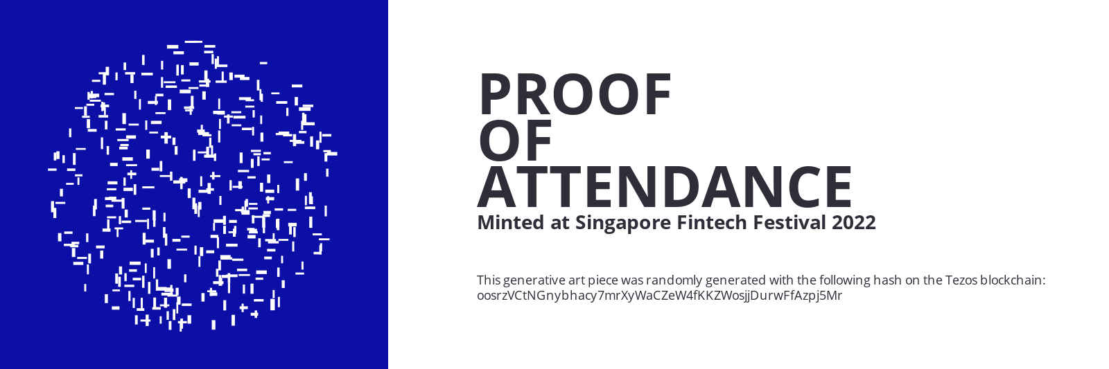 SFF2022 Proof of Attendance Token #1428 static token preview