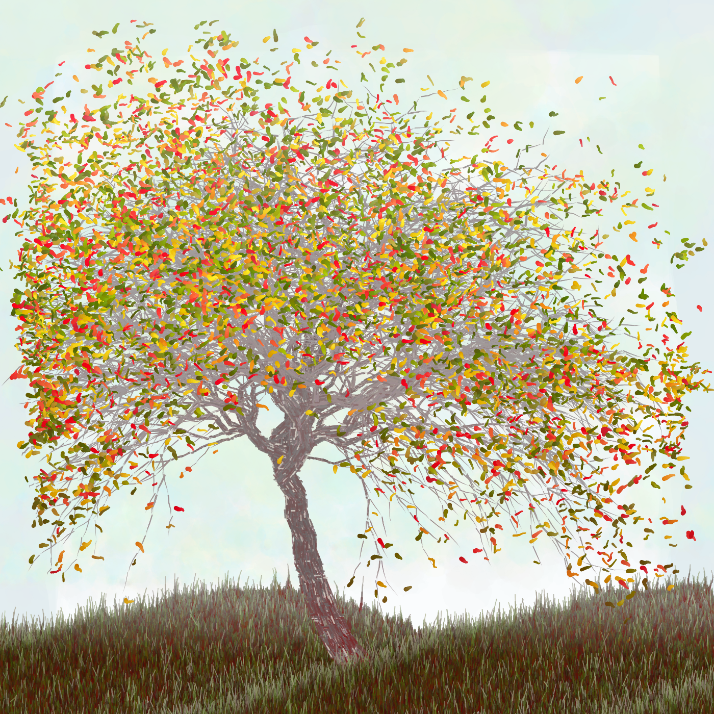 Ornamental Tree #158 static NFT preview