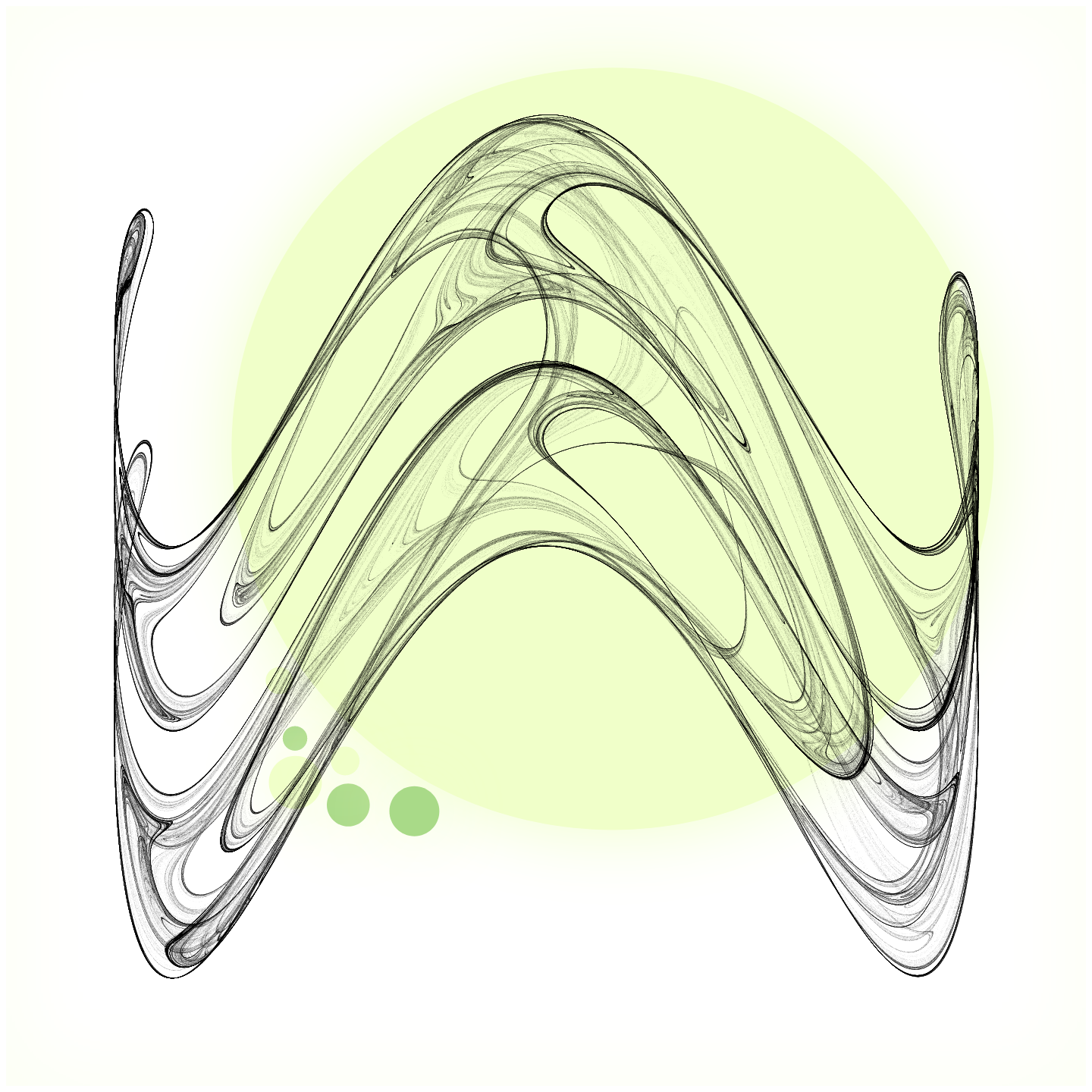 Attractors and Circles #37 static NFT preview