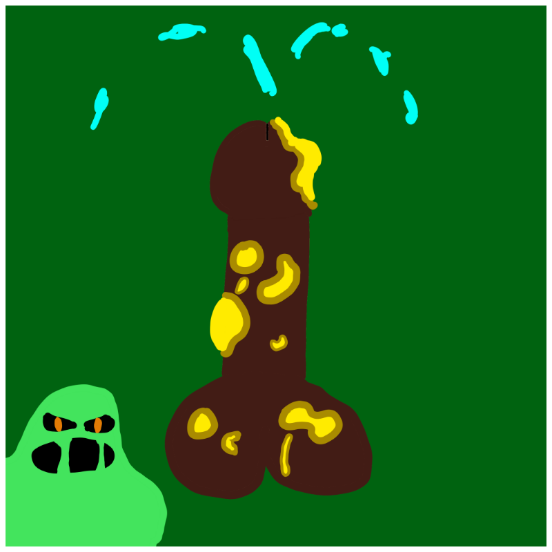 Decayed Dickgenerative Art #96 static token preview