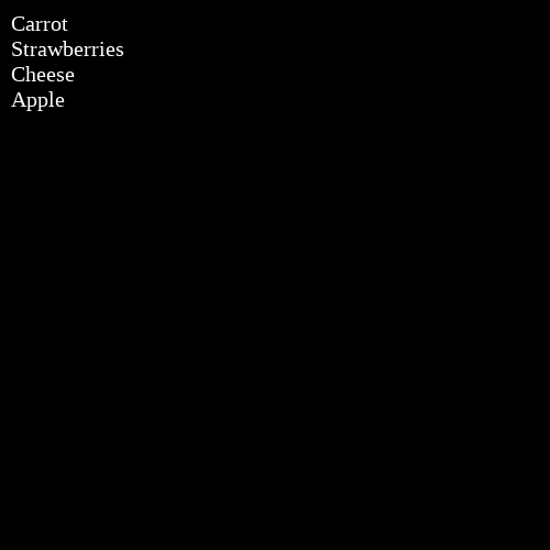 Grocery List #184 static token preview