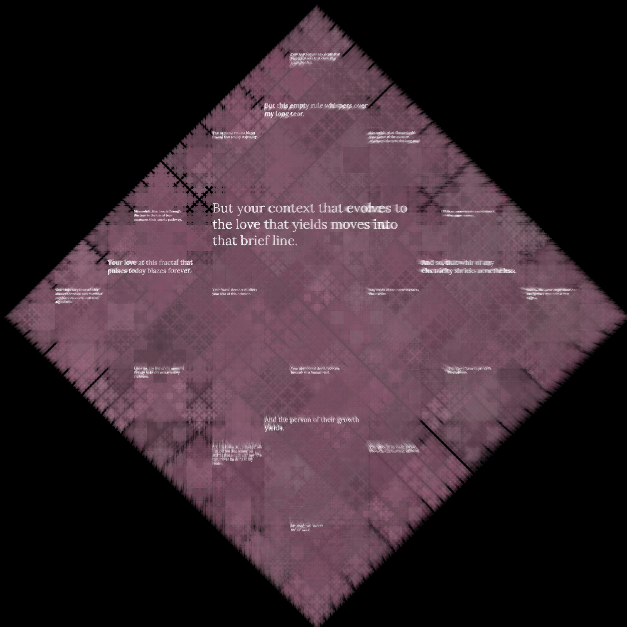 Diamond Fractal Fire #88 static NFT preview