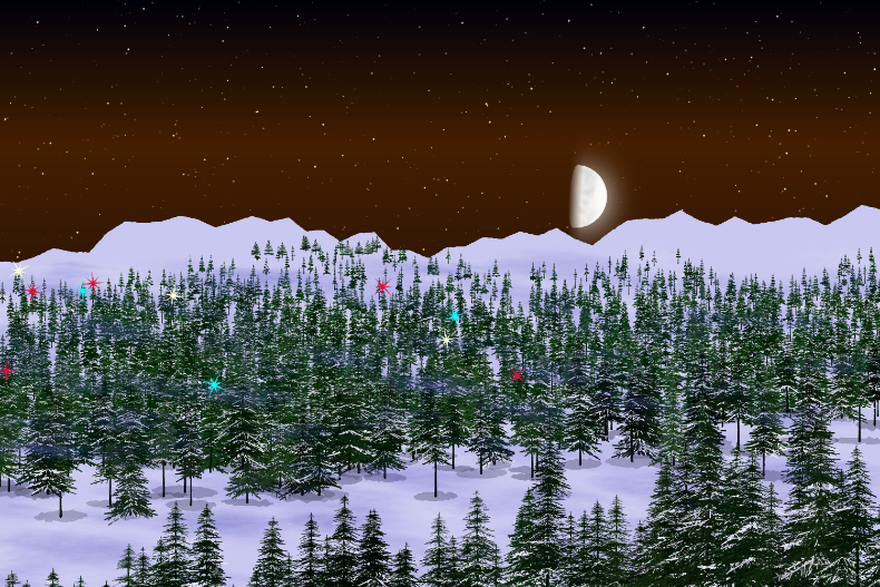 Evergreen Lights #70 static NFT preview