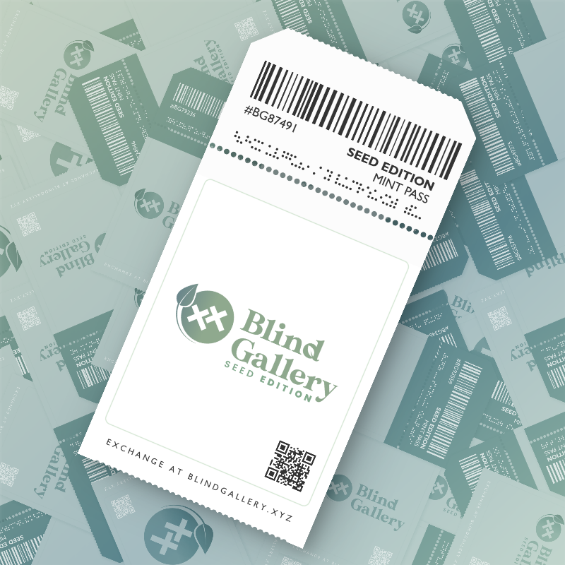 Blind Gallery Mint Pass (Seed Edition) #296 static NFT preview