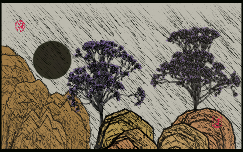 Bloom in the rain #16 static token preview