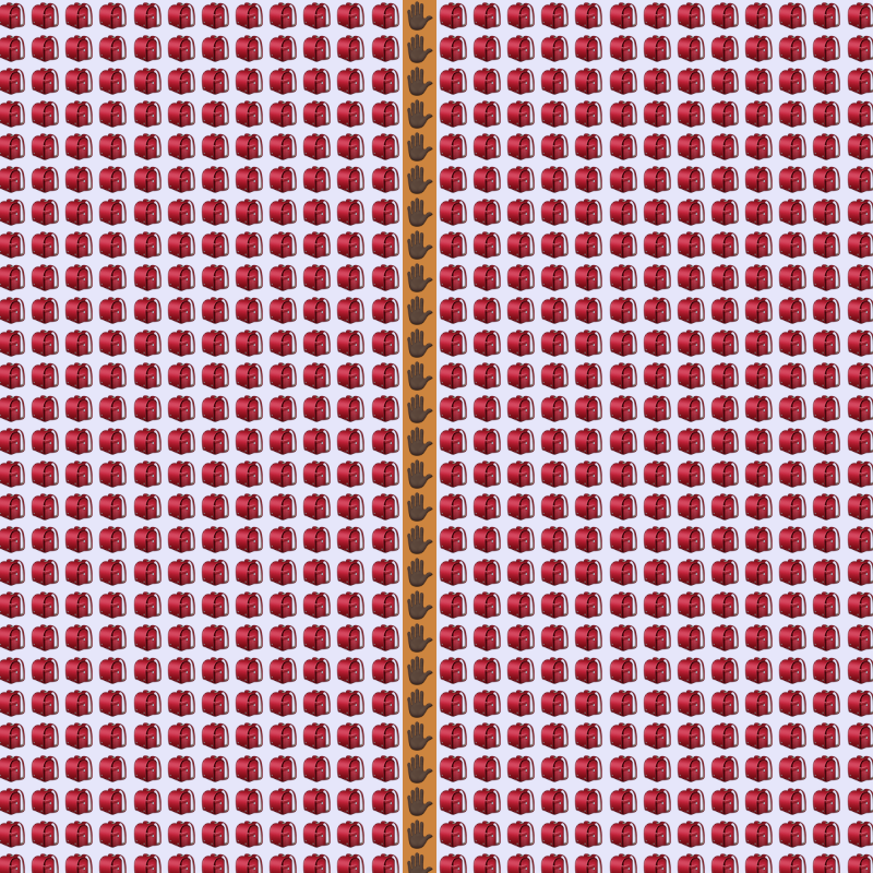 Elementary Cellular Emoji Automata #372 static NFT preview