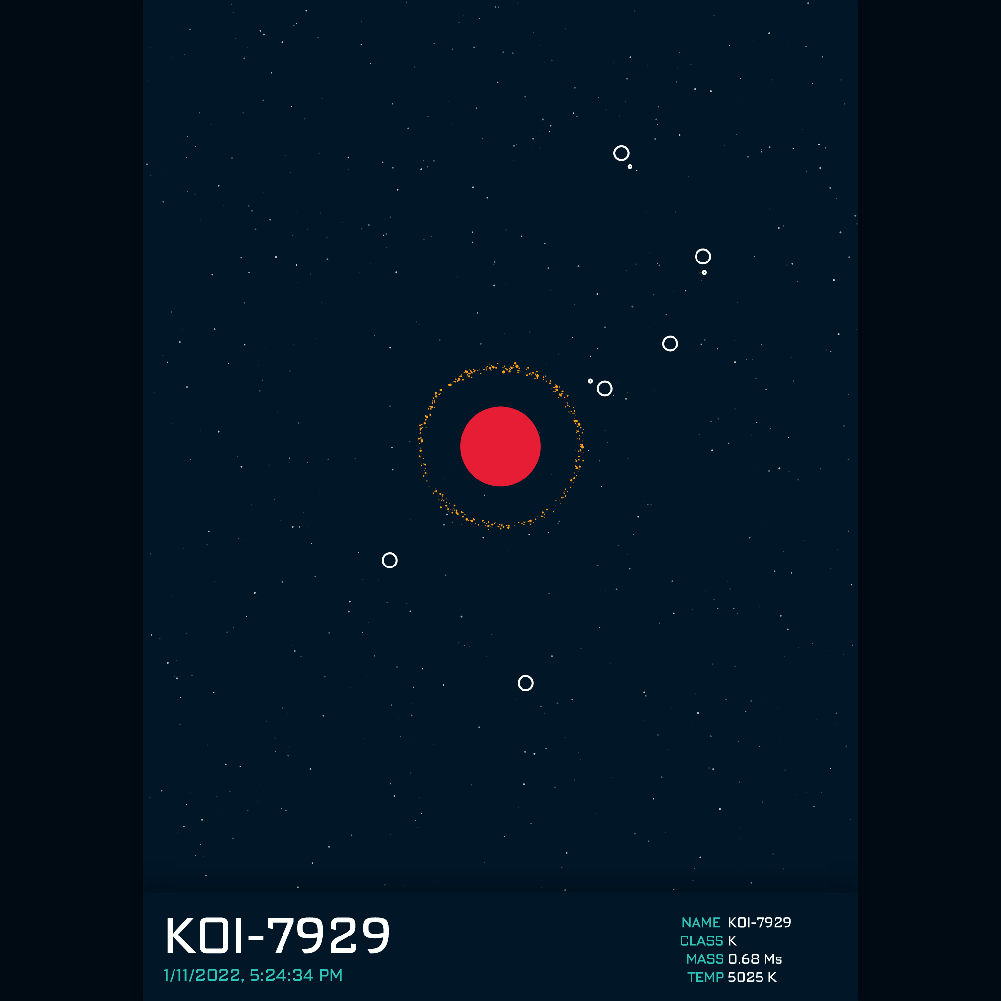 PLANETARY SYSTEM #103 static token preview