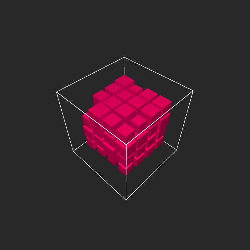 Transparent cube #001 #1 static token preview
