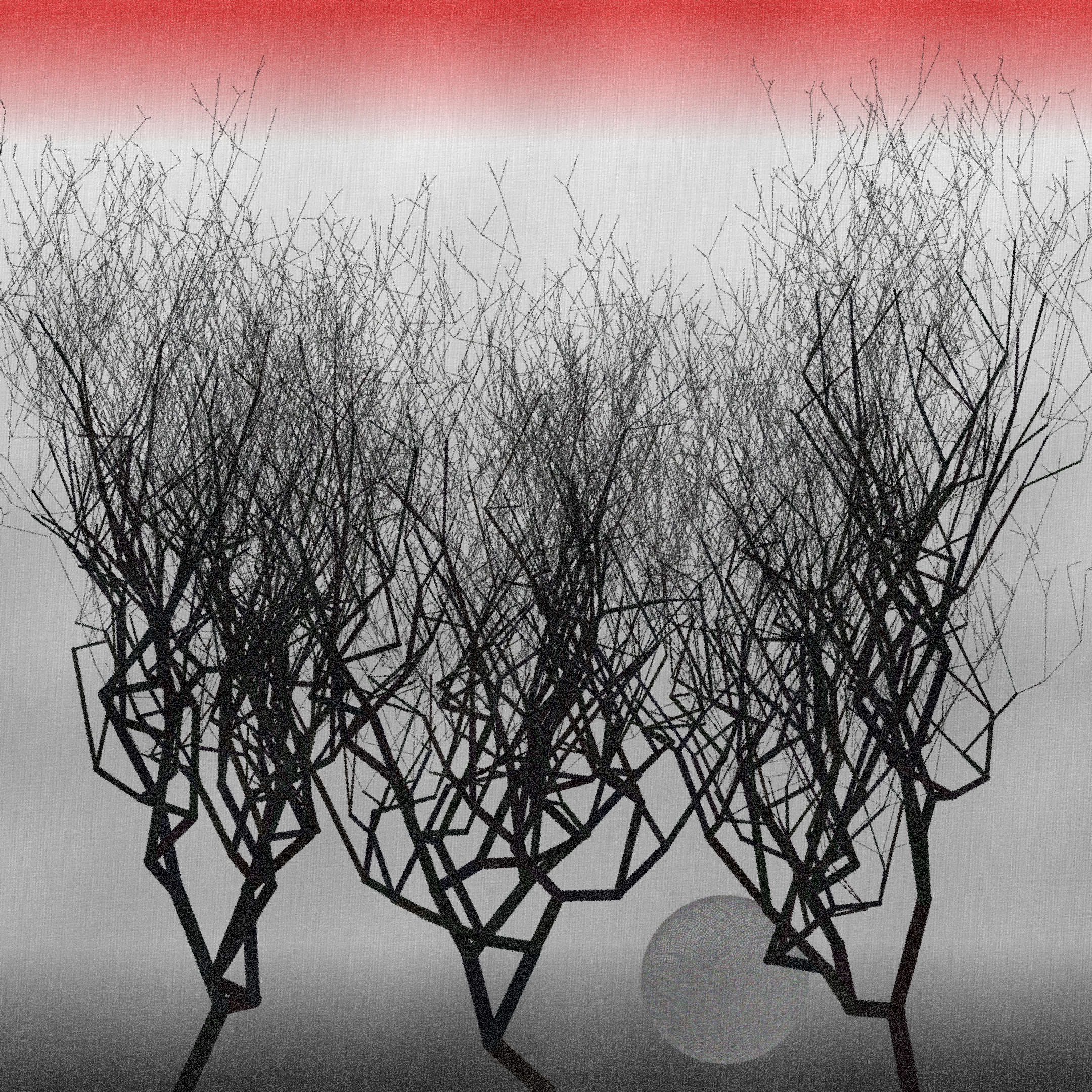 Three dead trees on earth #121 static token preview