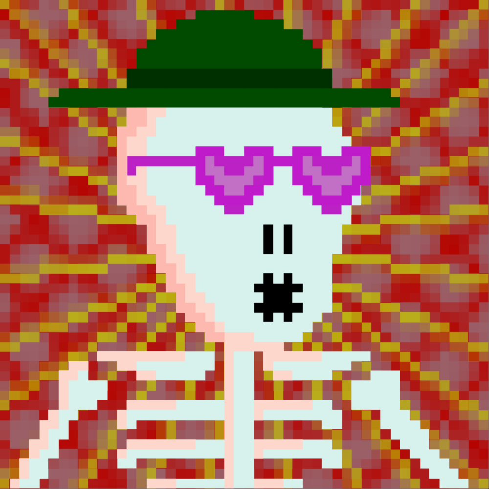 PIXEL SKULLETTI 1 #280 static token preview