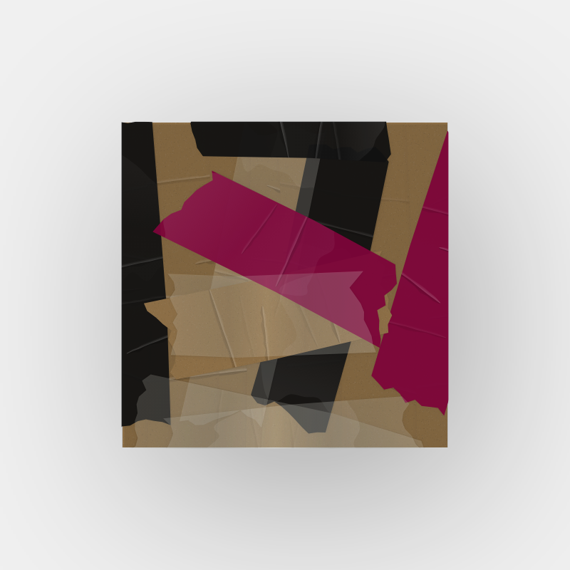 Tape abstract painting 001 #16 static token preview