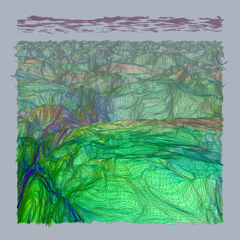 Mountain View #126 static NFT preview