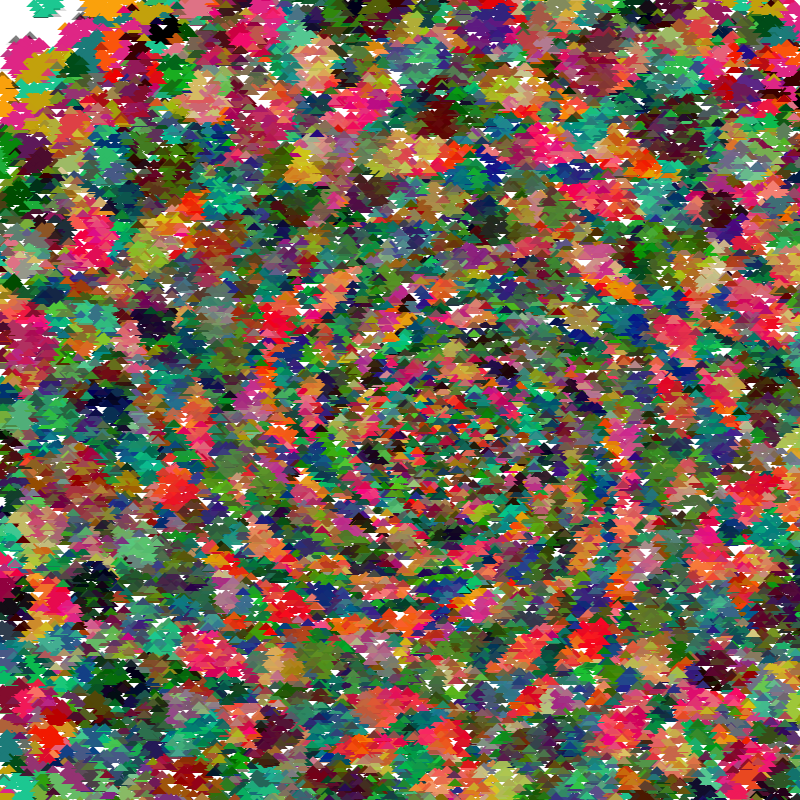 Mosaic or stained glass drops #61 static NFT preview