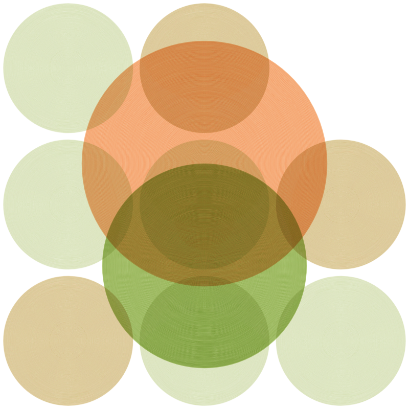 Brushed Circles #92 static NFT preview