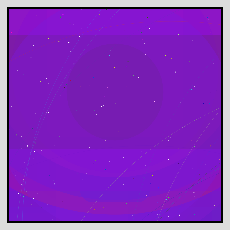Color Field Starry B #27 static token preview