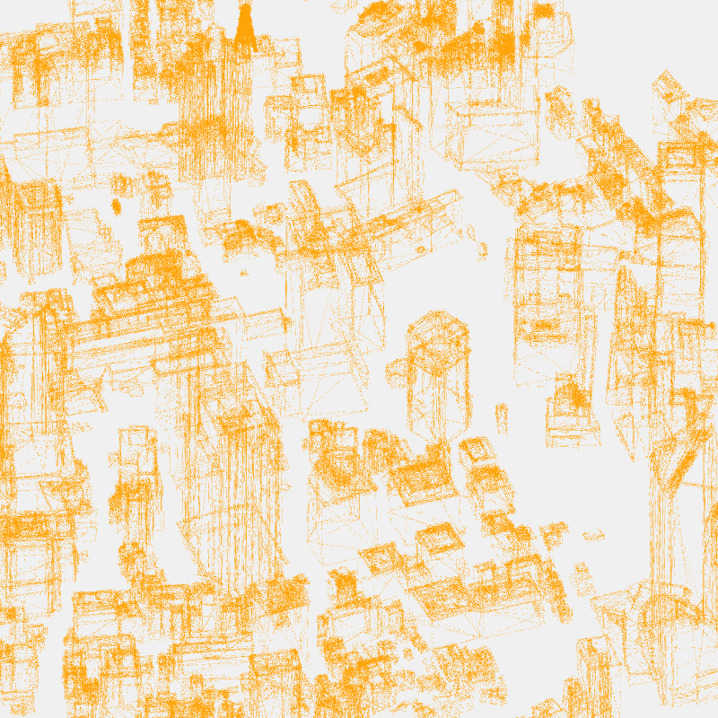 Algorithmic Drawing: Minato City Tokyo #59 static NFT preview