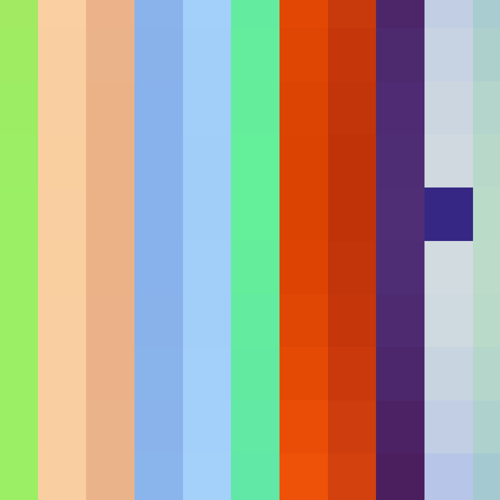 Pixelated Color Study #3 static token preview