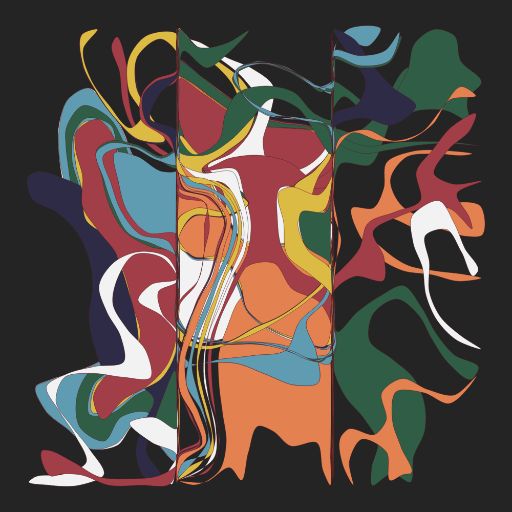 Geometric colorful shapes 3 #95 static token preview