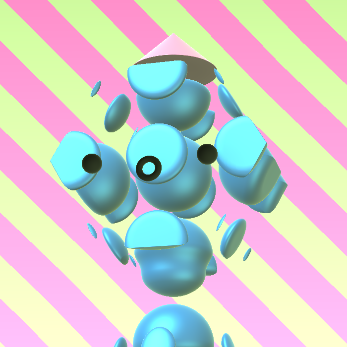 SHADER HEADZ #660 static NFT preview