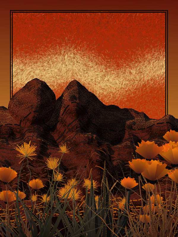 Desert Sun Rising #67 static token preview
