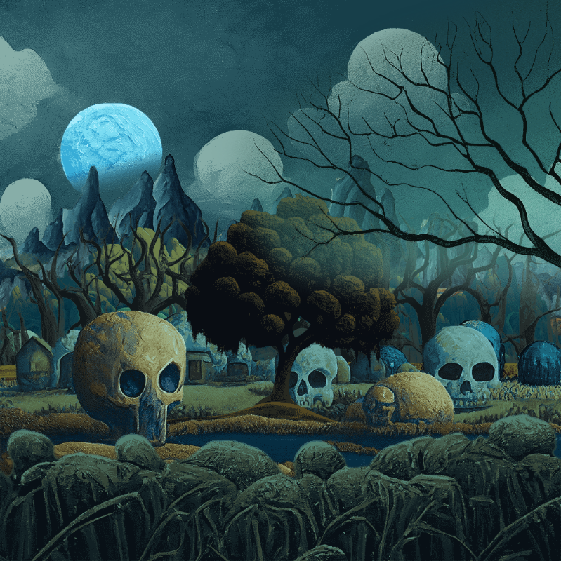 Skull Village #57 static token preview