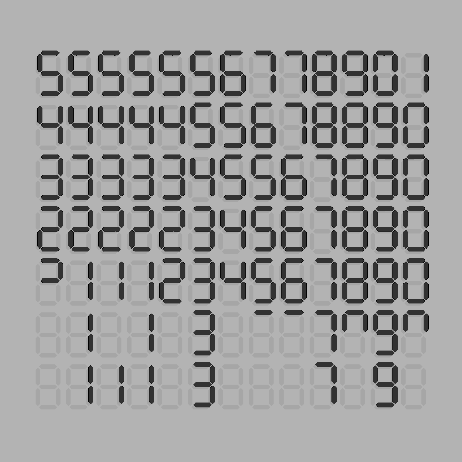Digits #918 static token preview