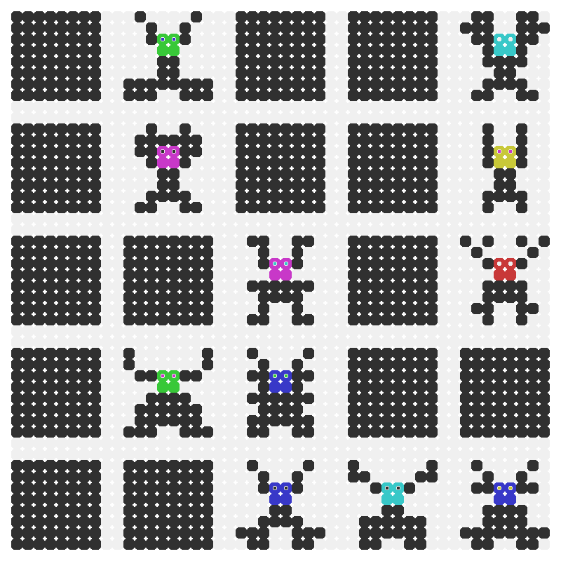 8x8 Pixel Creatures #176 static token preview