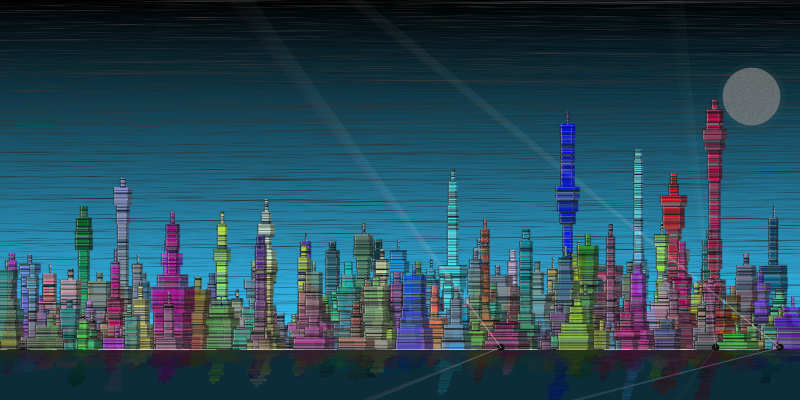 Fictional Cityscapes #121 static token preview
