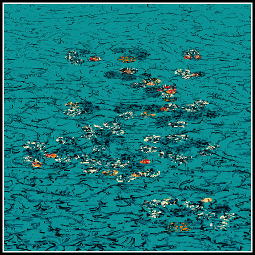 Polluted water lilies #33 static NFT preview