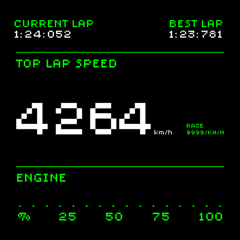 F-1RacingTez #245 static NFT preview