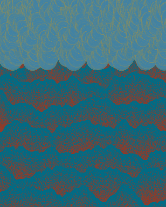 Clouds over the Mountains #67 static NFT preview