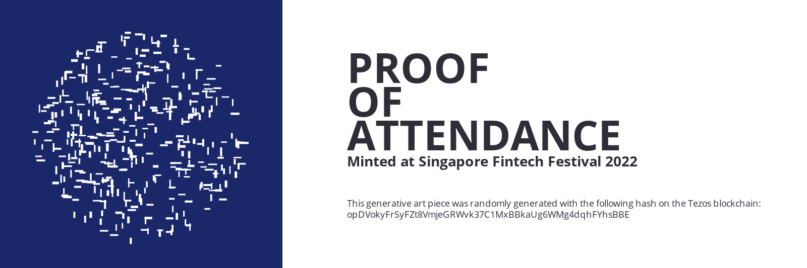 SFF2022 Proof of Attendance Token #1202 static token preview