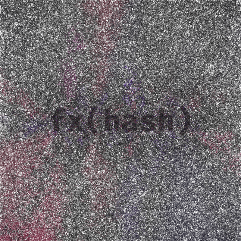 FXHASH Generative Logo #755 static token preview