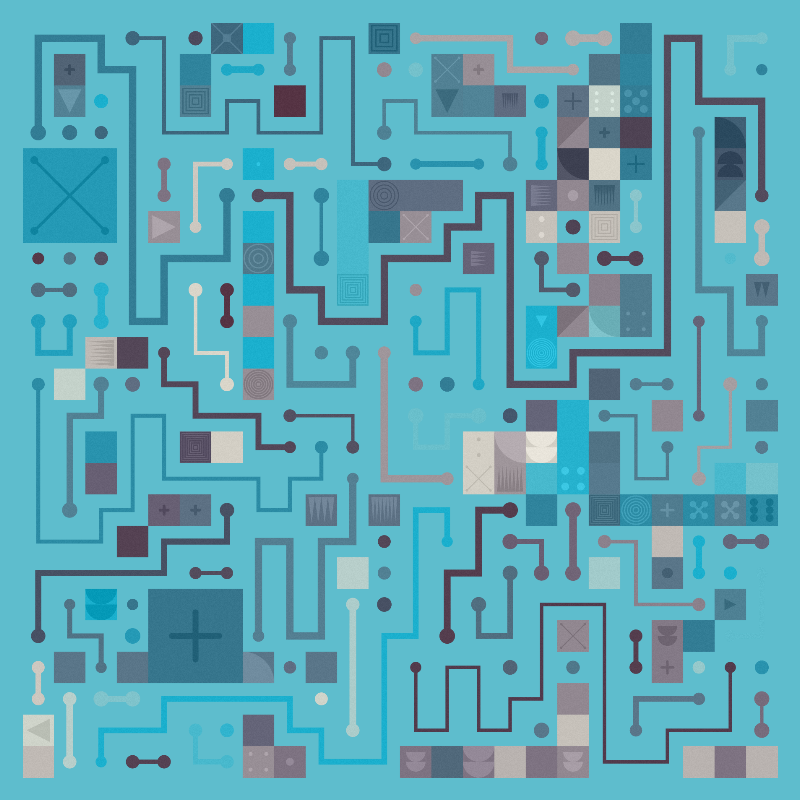 Scattered Pathways #119 static NFT preview