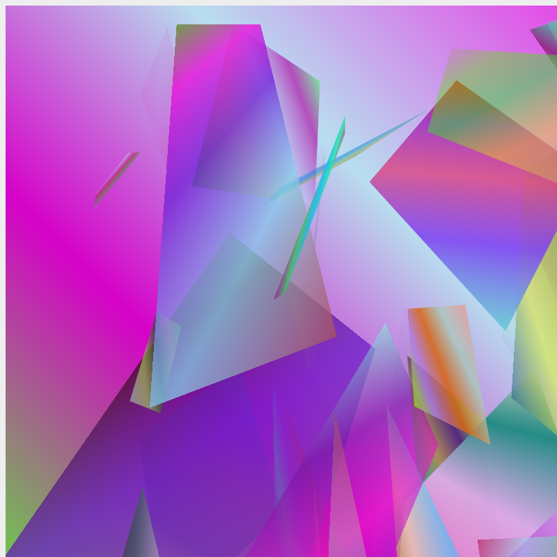 random divs with gradient and perspective #34 static token preview