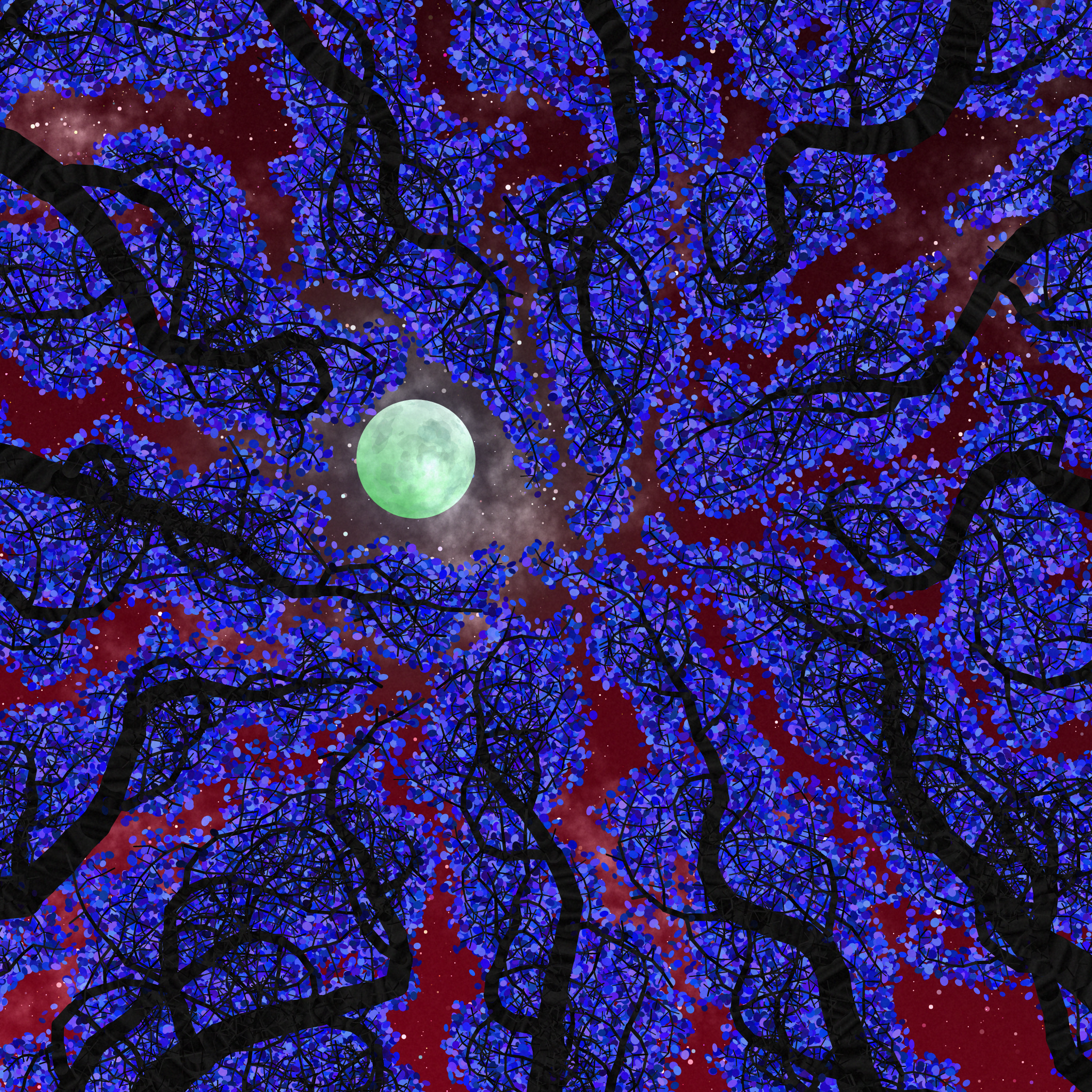 Tree Skyness #225 static NFT preview