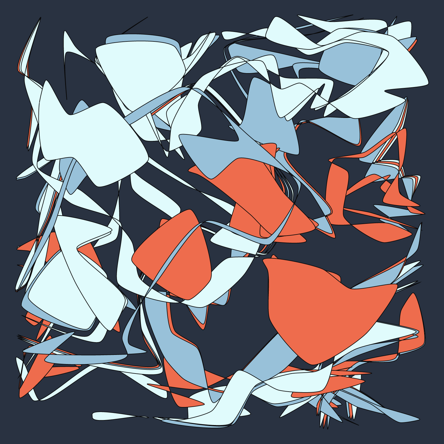 Geometric colorful shapes 2 (Free edition) #208 static NFT preview