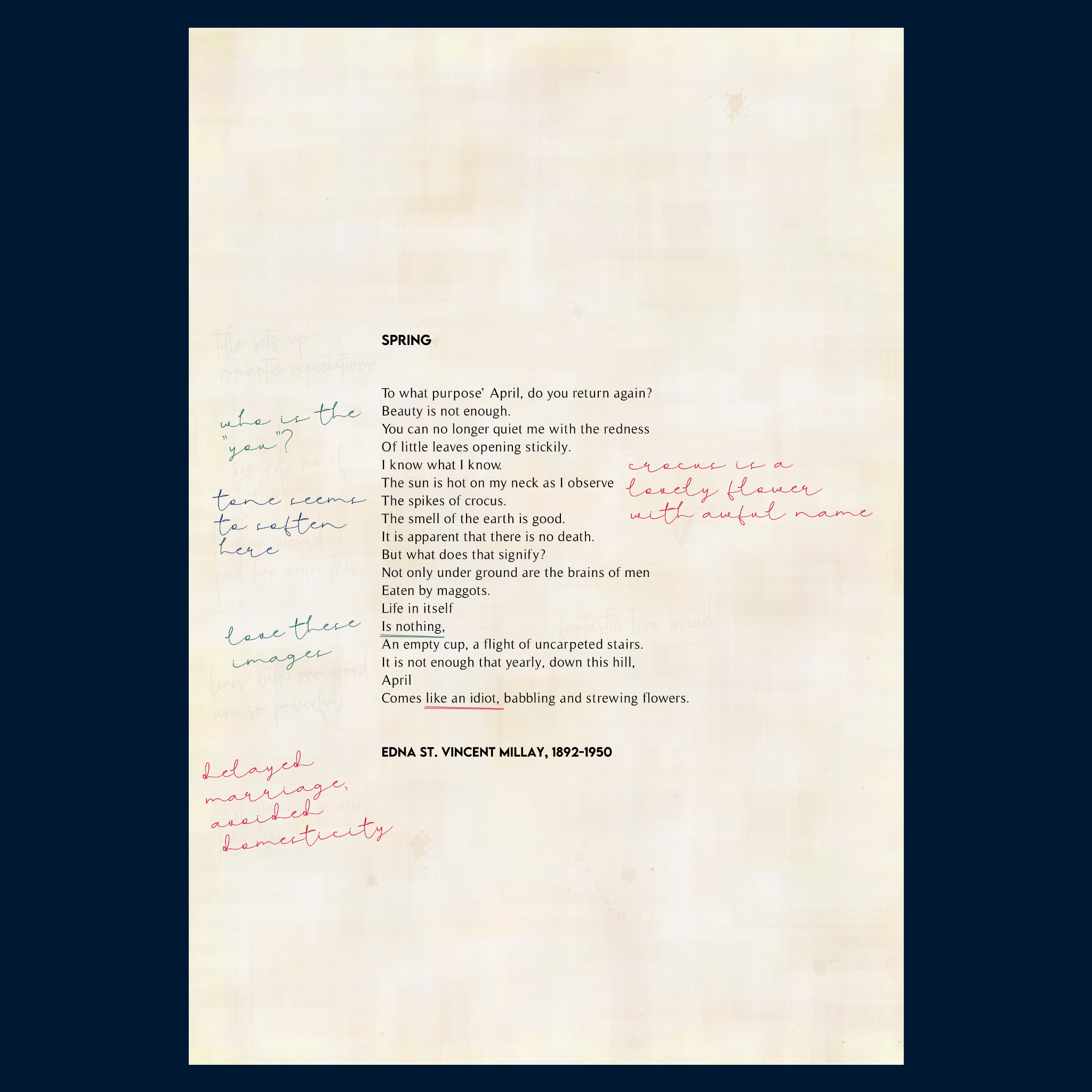 Poems in the Public Domain #128 static token preview