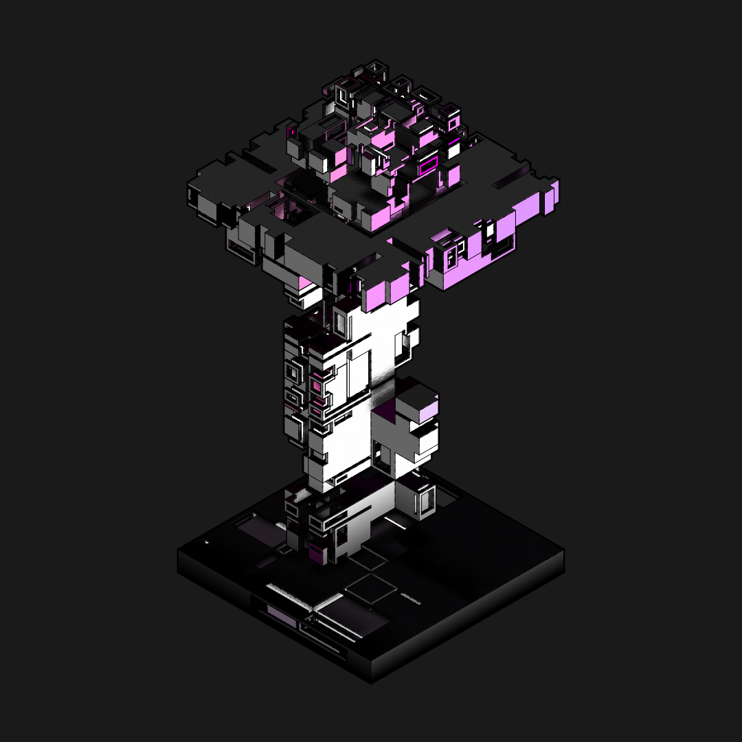 Isofrag generator series II #222 static NFT preview
