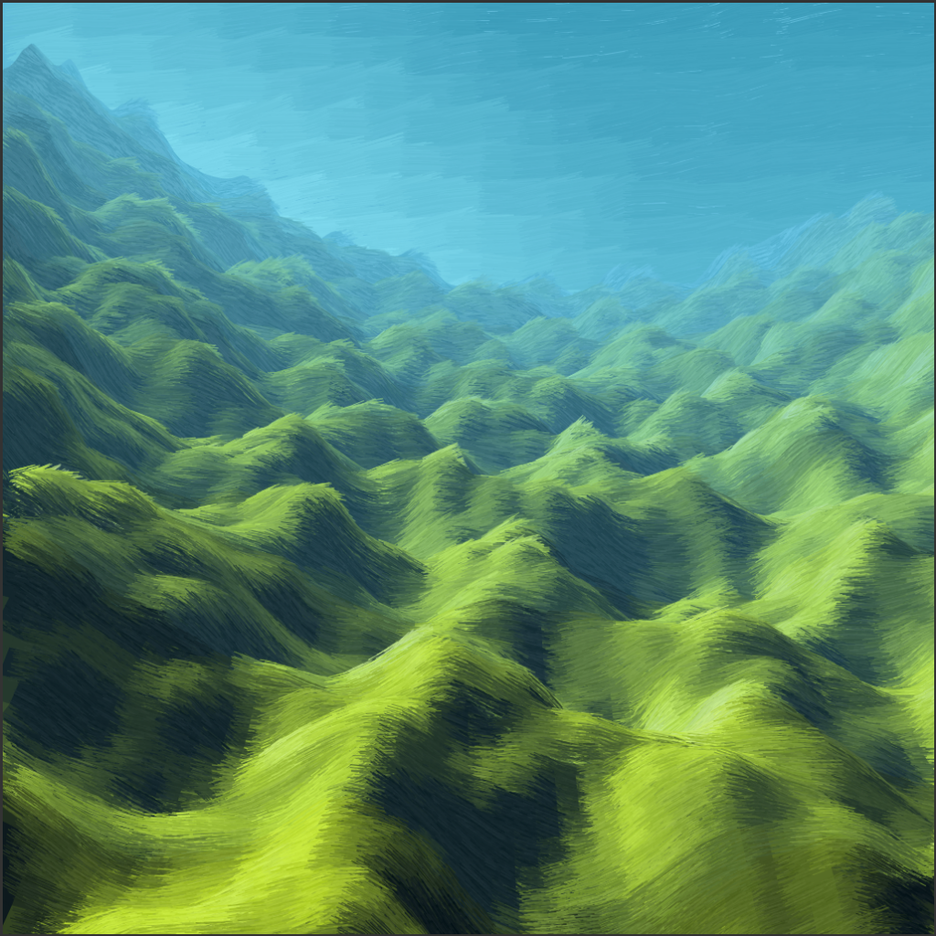 Lush Fields #27 static NFT preview